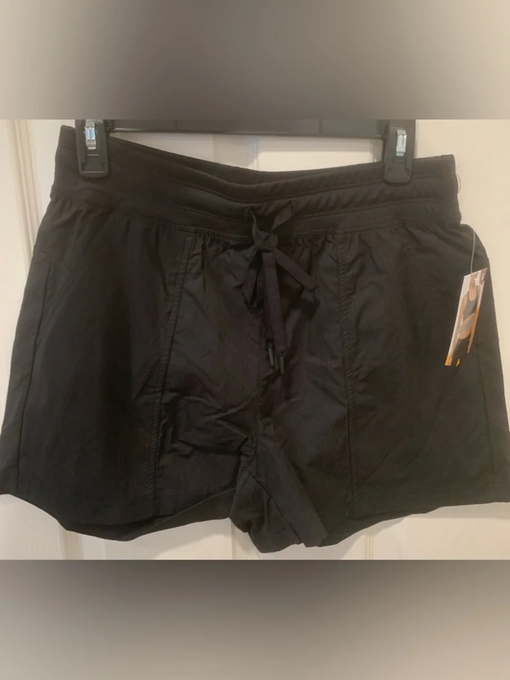 Avia Black Athletic Drawstring Shorts - Picture 1 of 2